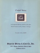 Cover for Superior's 1977 auction