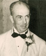 William T. Robey, discoverer of the Inverted Jenny, in a family photograph taken in 1940 at his daughter’s wedding
